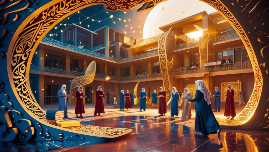 تعليم القران عن بعد عبر منصة نور البيان :أسلوب تعليمى مبتكر