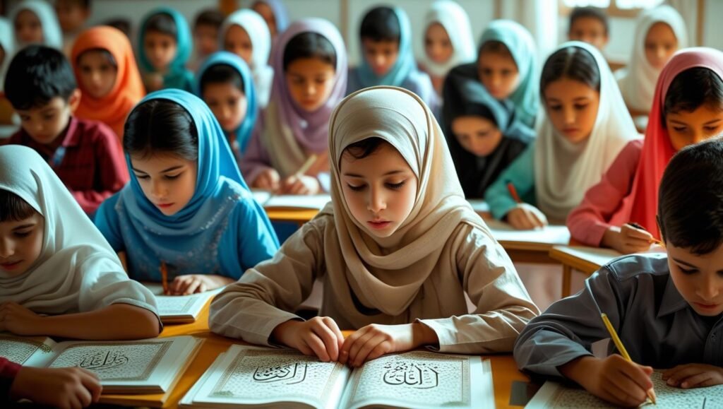 تعليم القران واللغة العربية عن بعد 3 Mémorisation du Coran en ligne pour les enfants