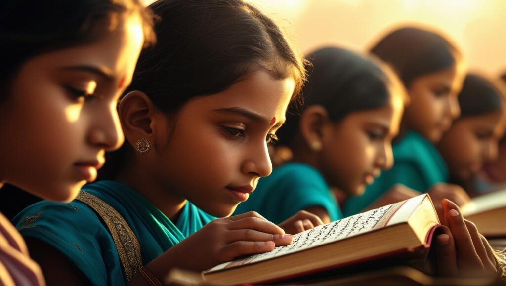 أهمية أكاديمية نور البيان لتعليم اللغة العربية والقرآن الكريم 2 Mémorisation du Coran pour les enfants