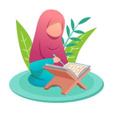 memorizing the Quran online for children 3 Un enfant mémorisant le Coran à la maison